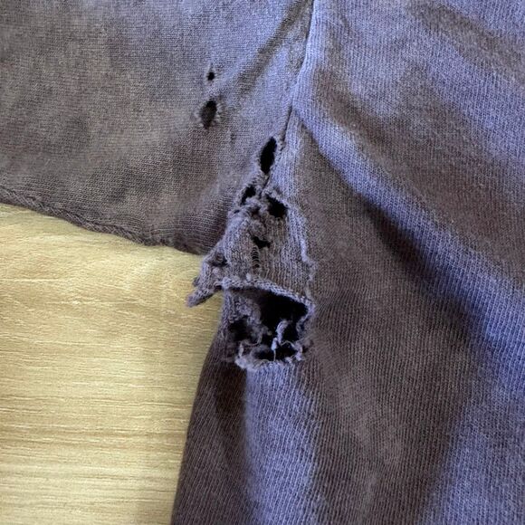 Y2K Big Head Todd & The Monsters Purple And White Shirt Size XL Distressed Rock - Picture 7 of 11